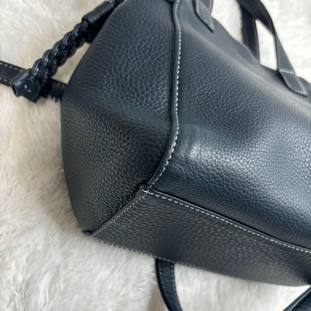 新品同様✨Kitamura キタムラ 2WAY ショルダーバッグ ネイビー