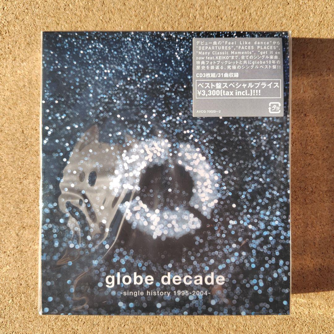 新品　globe decade single history 1995-2004