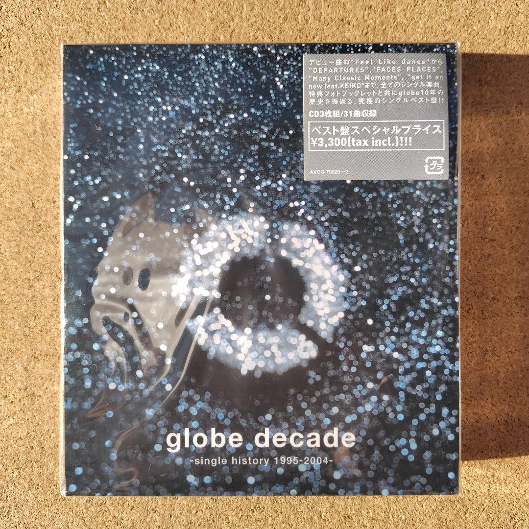 新品　globe decade single history 1995-2004