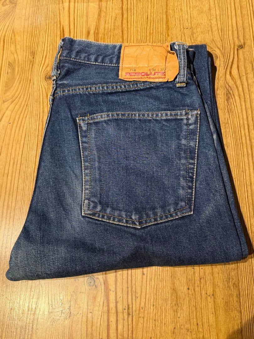 リゾルト② RESOLUTE 710 W34 L30 色落ち良好