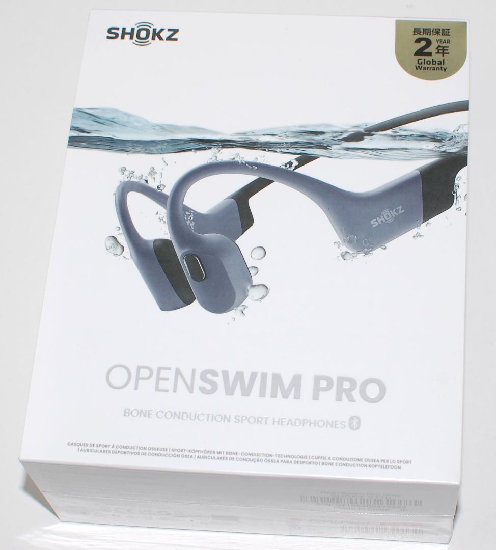 SHOKZ OPEN SWIM PRO 骨伝導イヤホン 完全防水 水泳 お風呂