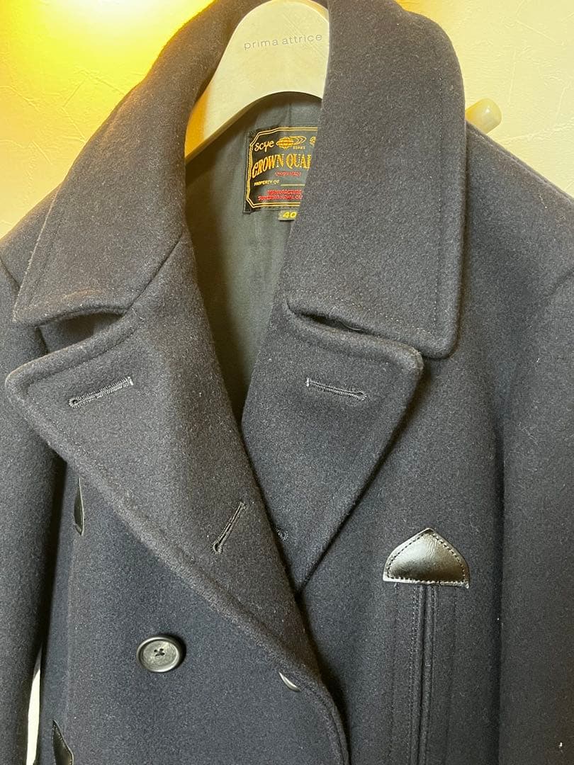 美品◾️CROWN QUALITYビームスコラボ◾️メンズピーコート