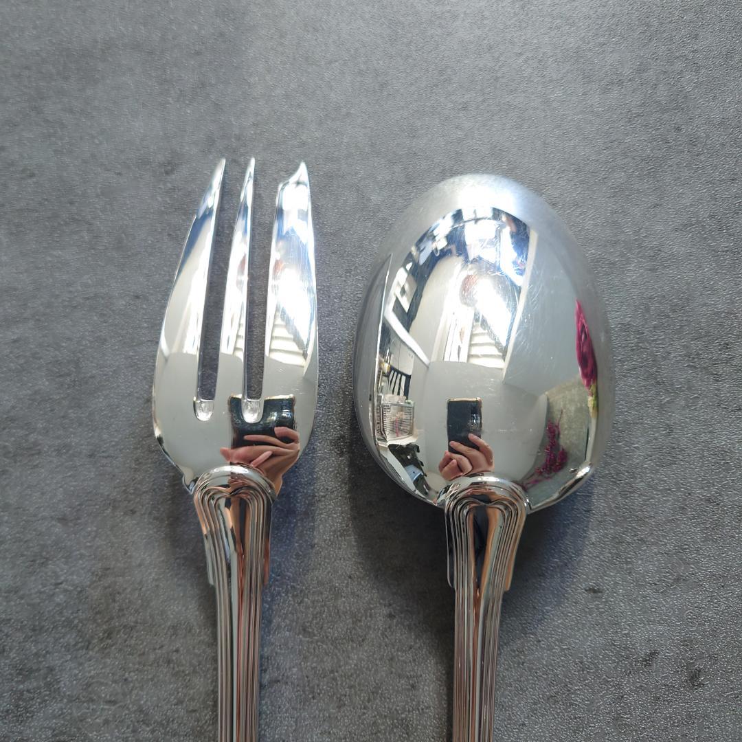 格安 美品 クリストフル ポートロイヤル サービングセット 5点