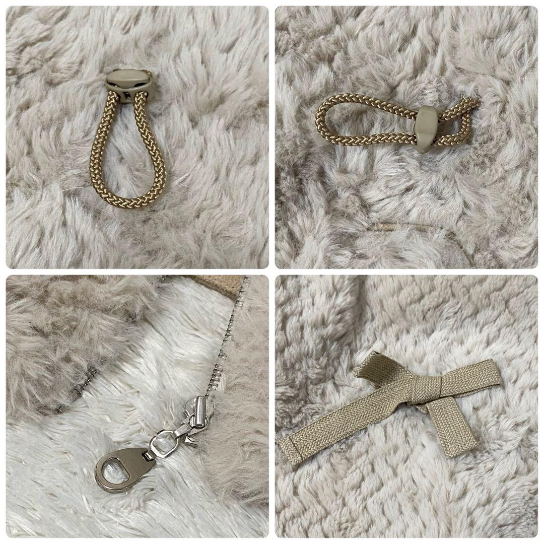 Leilian レリアン フェイクファー フーデッド ショートコート 日本製