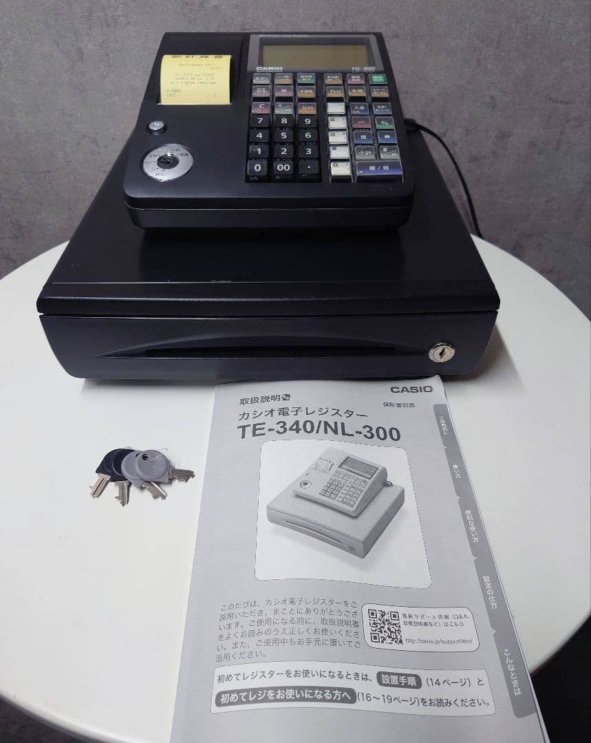 【送料込み】カシオ　CASIO　レジスター　NL-300　黒