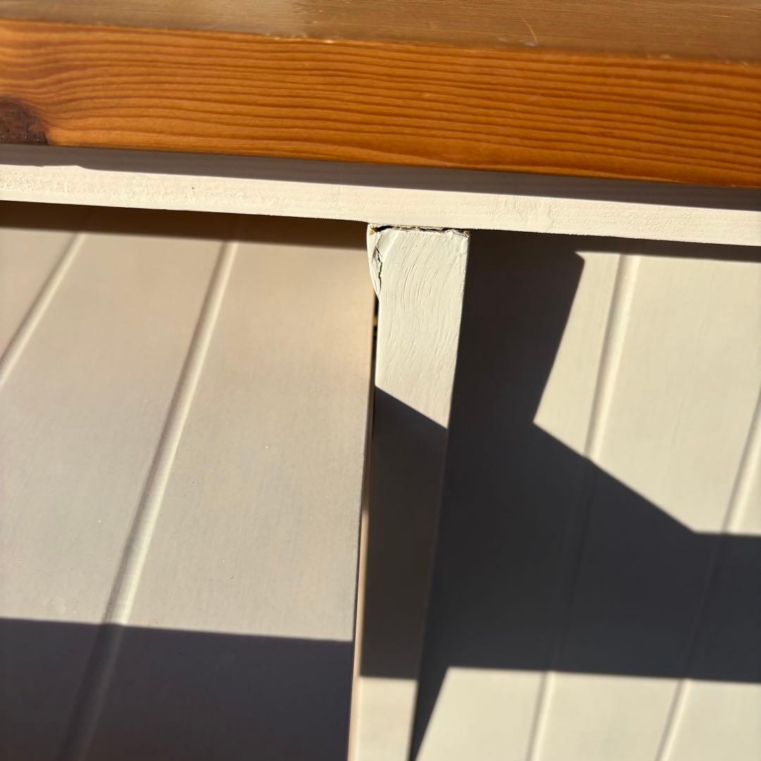 北欧レトロ カントリー家具 天然木キャビネット 6マス収納 飾り棚 ボックス収納