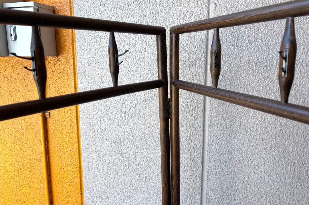 木製 衣桁 いこう 静岡特産高級家具 ヴィンテージ