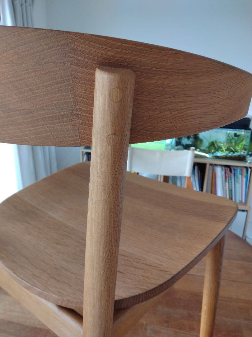 【極美品】MUJI無印良品 オーク無垢材チェア オイル仕上げ 深澤直人