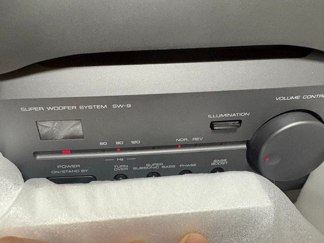 未使用 KENWOOD スーパーウーファー SW-9