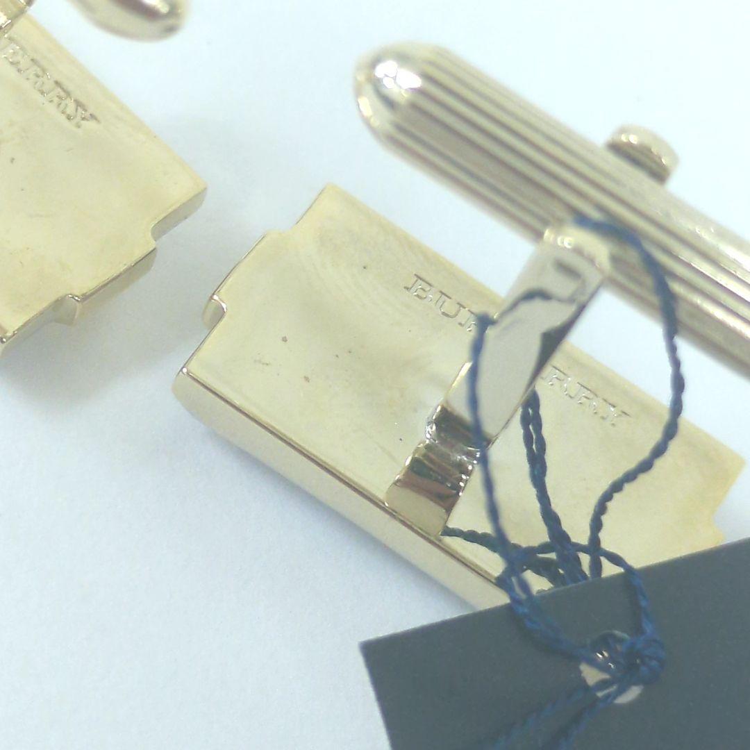 バーバリー ネクタイピン カフリンクス セット ゴールド シルバー ブラック