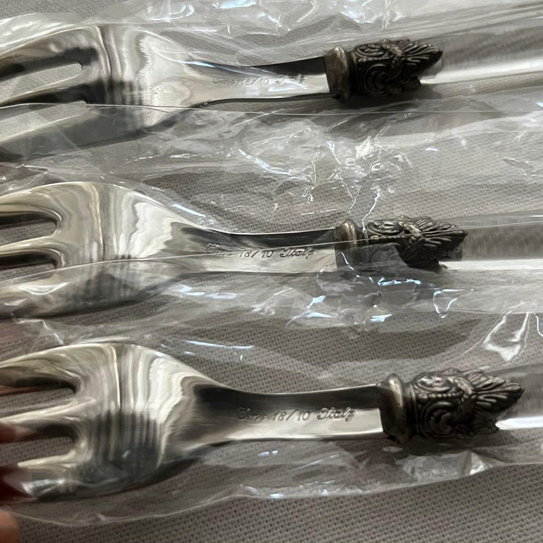 エメ ナポレオン 18-10 カトラリー クリア フォーク スプーン ケーキ