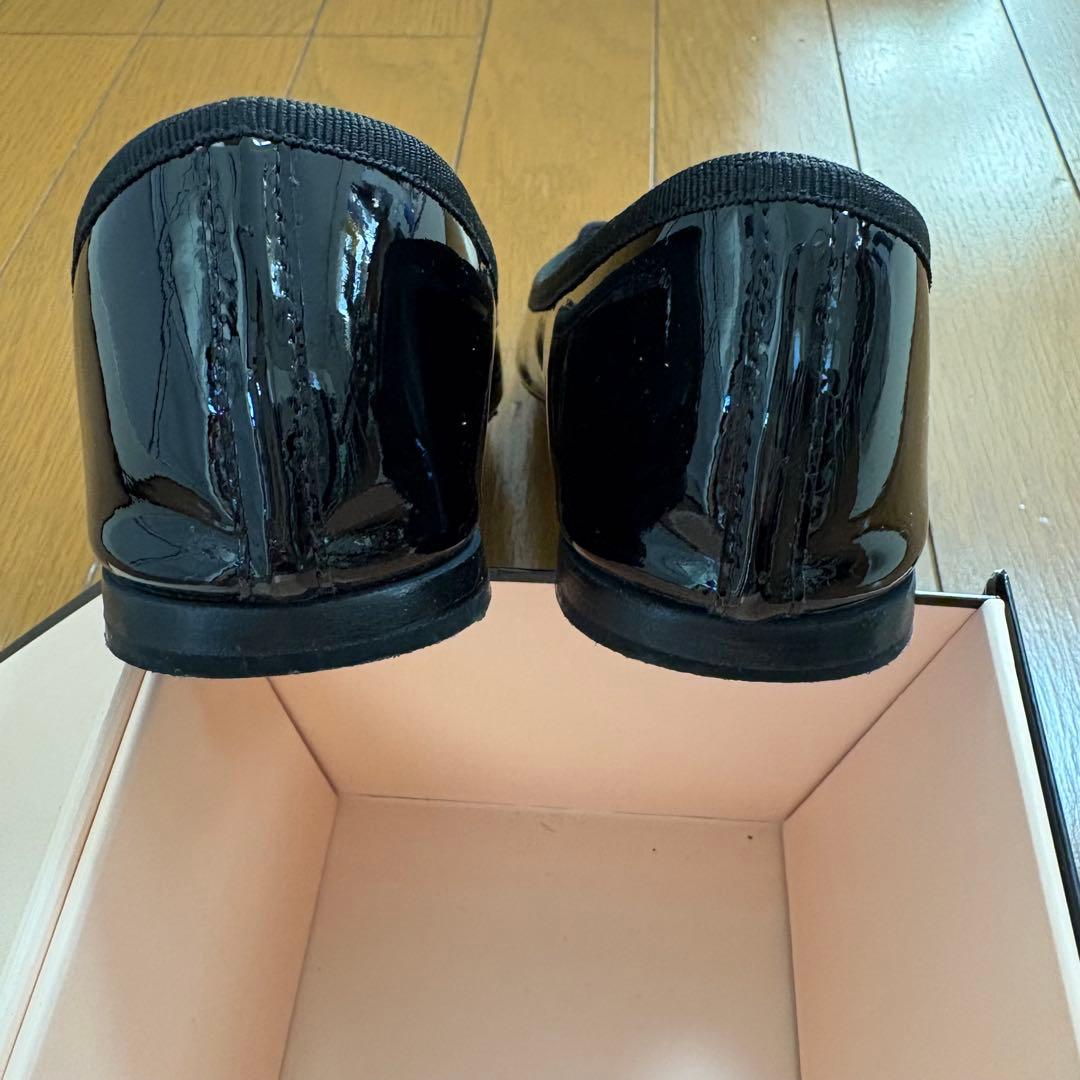 こ*ま様 38 レペット　Repetto ブラック フラットシューズ