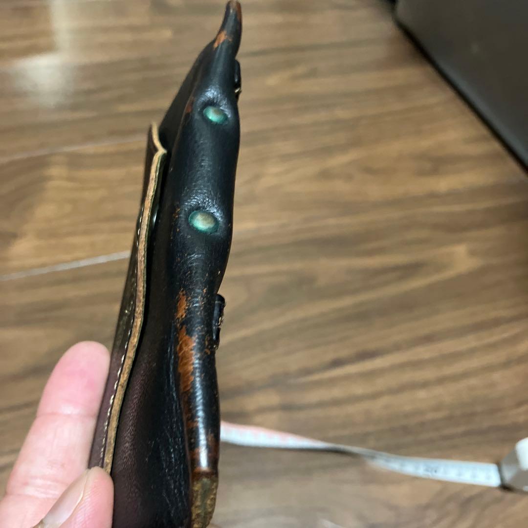 RRL レザーメガネケース　ヴィンテージ加工