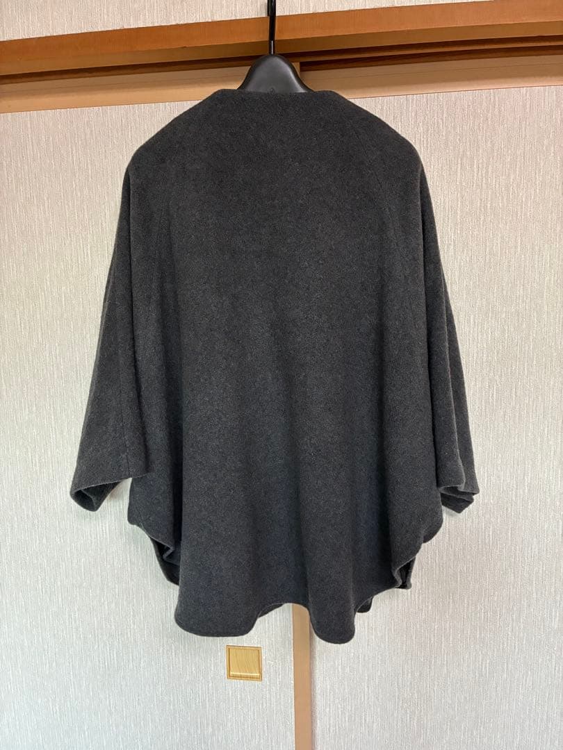 最終お値引き⭐︎美品BEARDSLEY⭐︎ビアズリー⭐︎ウールポンチョコート⭐︎裏地付き