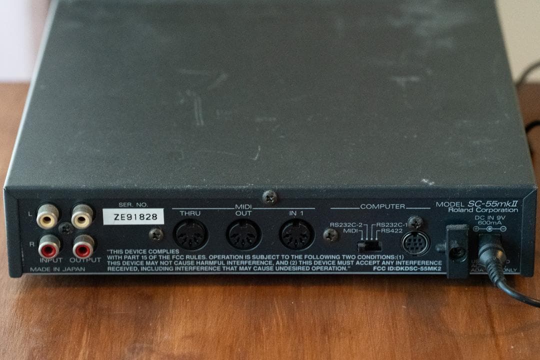 動作品 Roland SC-55mk2