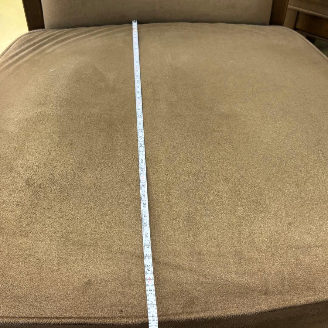 オールドカリモク ハイバックチェア ダイニングチェア アームチェア ベージュ