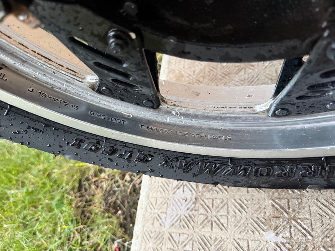 cbx400f 製造年一致　前後ホイール