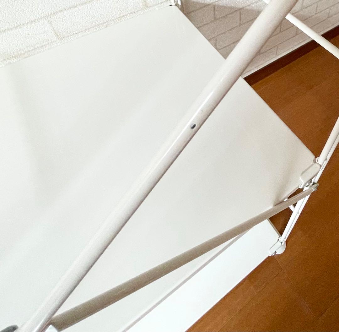 無印良品 MUJI スチールユニットシェルフ・中/ライトグレー