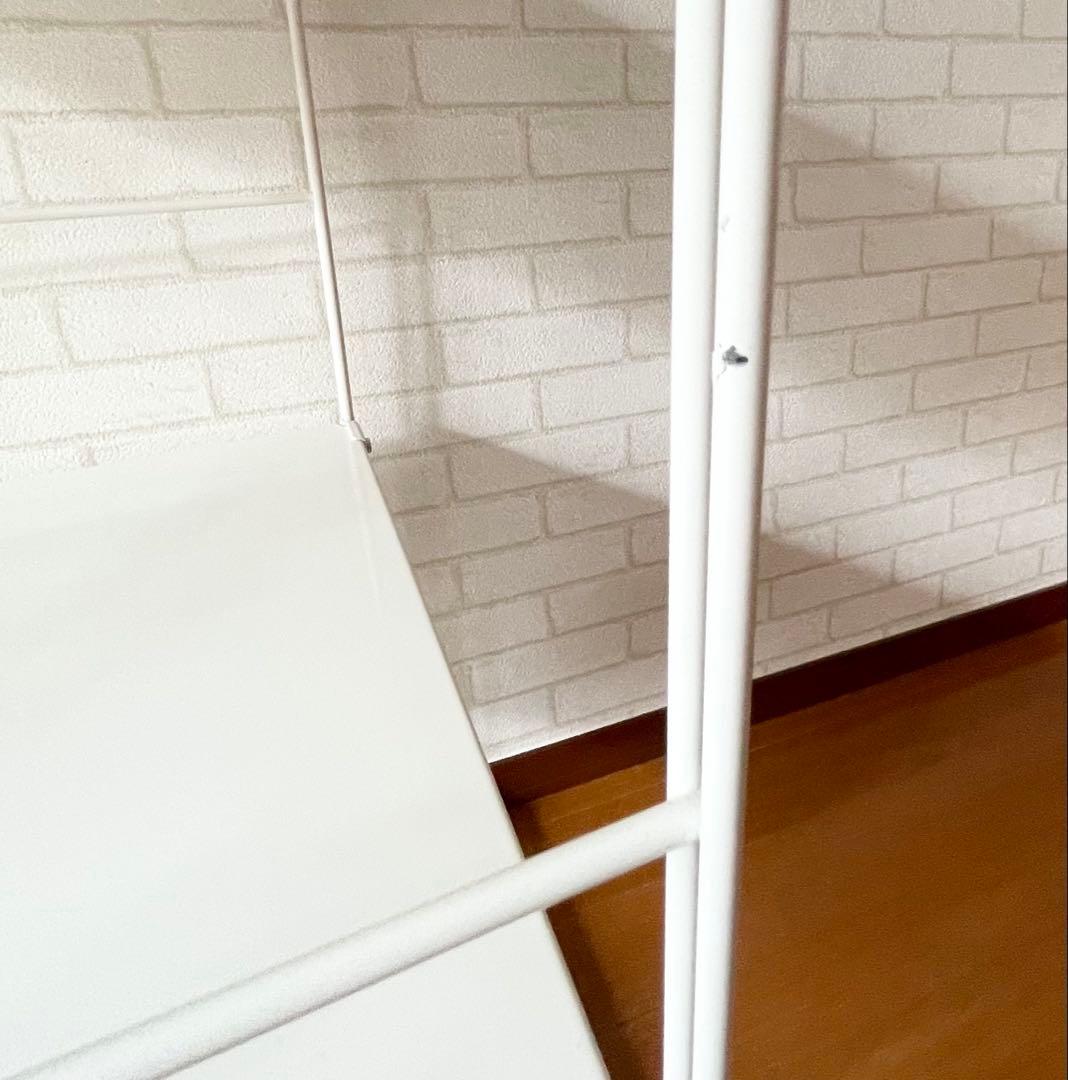 無印良品 MUJI スチールユニットシェルフ・中/ライトグレー