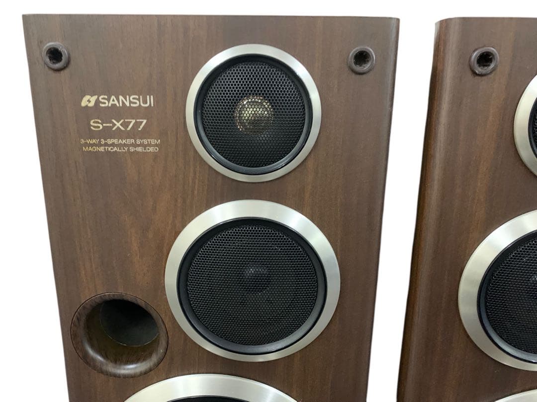 サンスイのスピーカー SーX77 ペア
