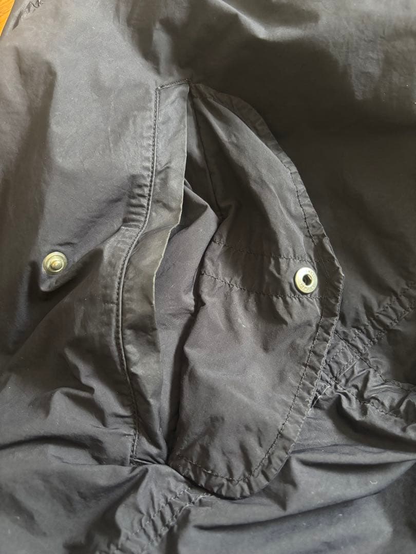 COMOLI ネイビーモッズコート 14S-04002