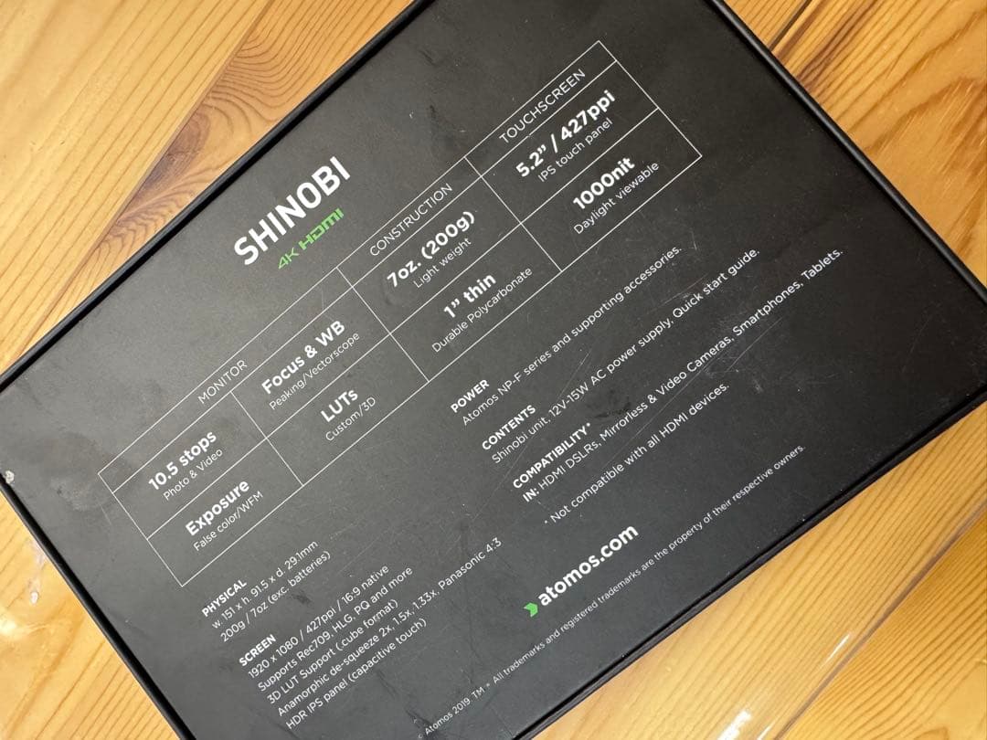 ATOMOS SHINOBI & アクセサリーキット