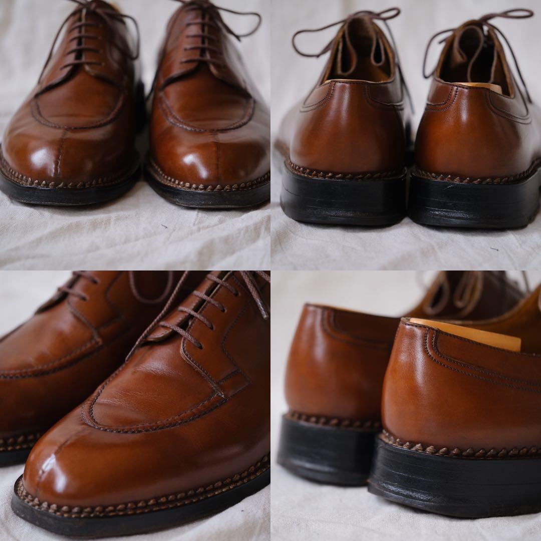 超希少J.M.WESTONウエストン677ロシアンカーフハントダービー茶9C