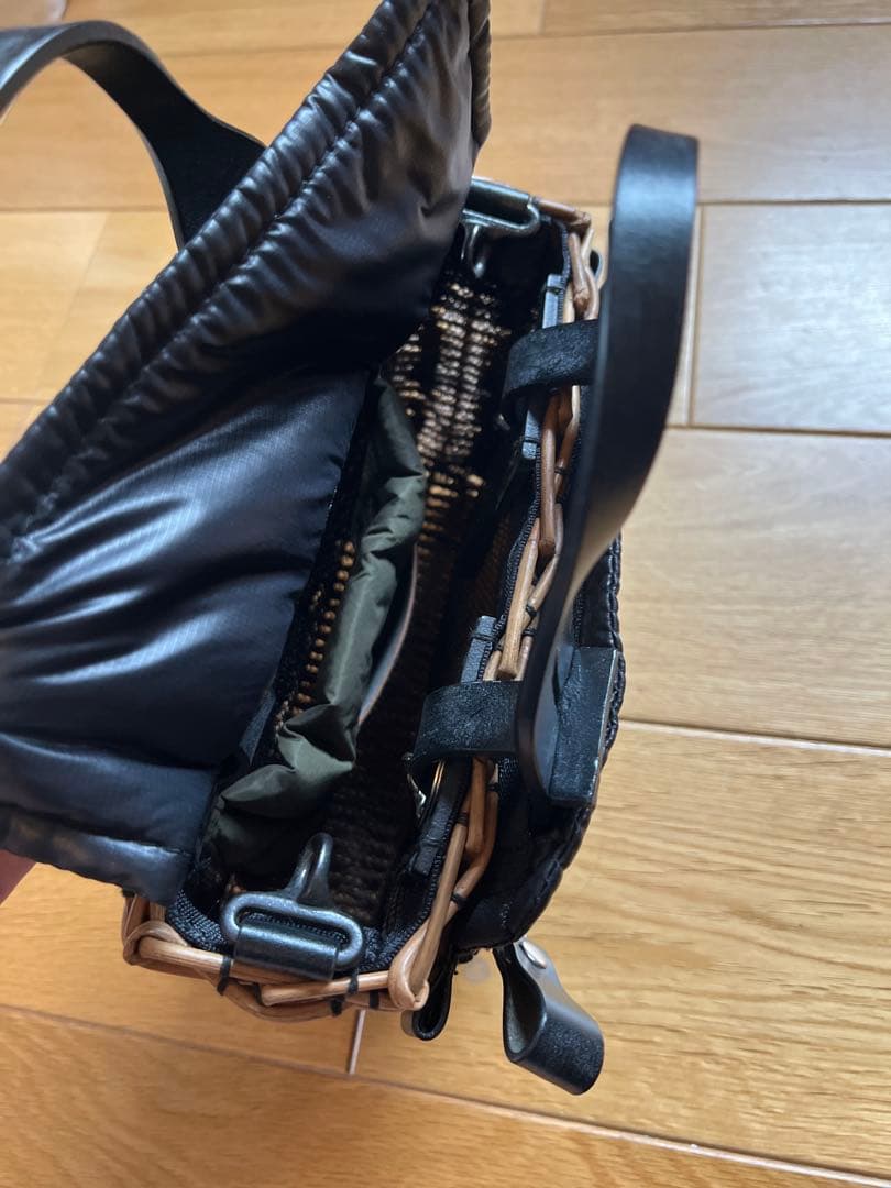 ZUU14様　ebagos 角よこバスケットＳ　ポーチ付 スイッチハンドル