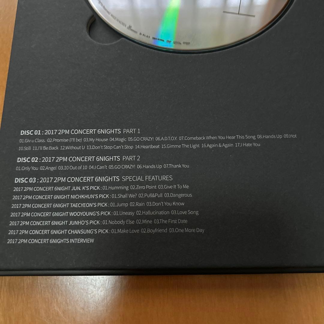 2PM 6Nights CONCERT DVD ジュノカードのおまけ付き