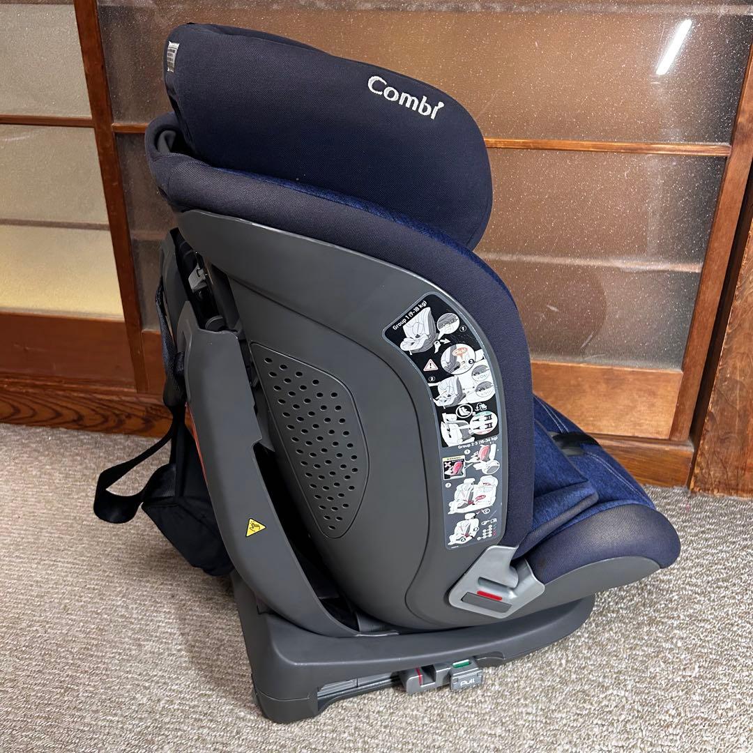 ★美品★ Combi セイブトレック ISOFIX エッグショック ネイビー