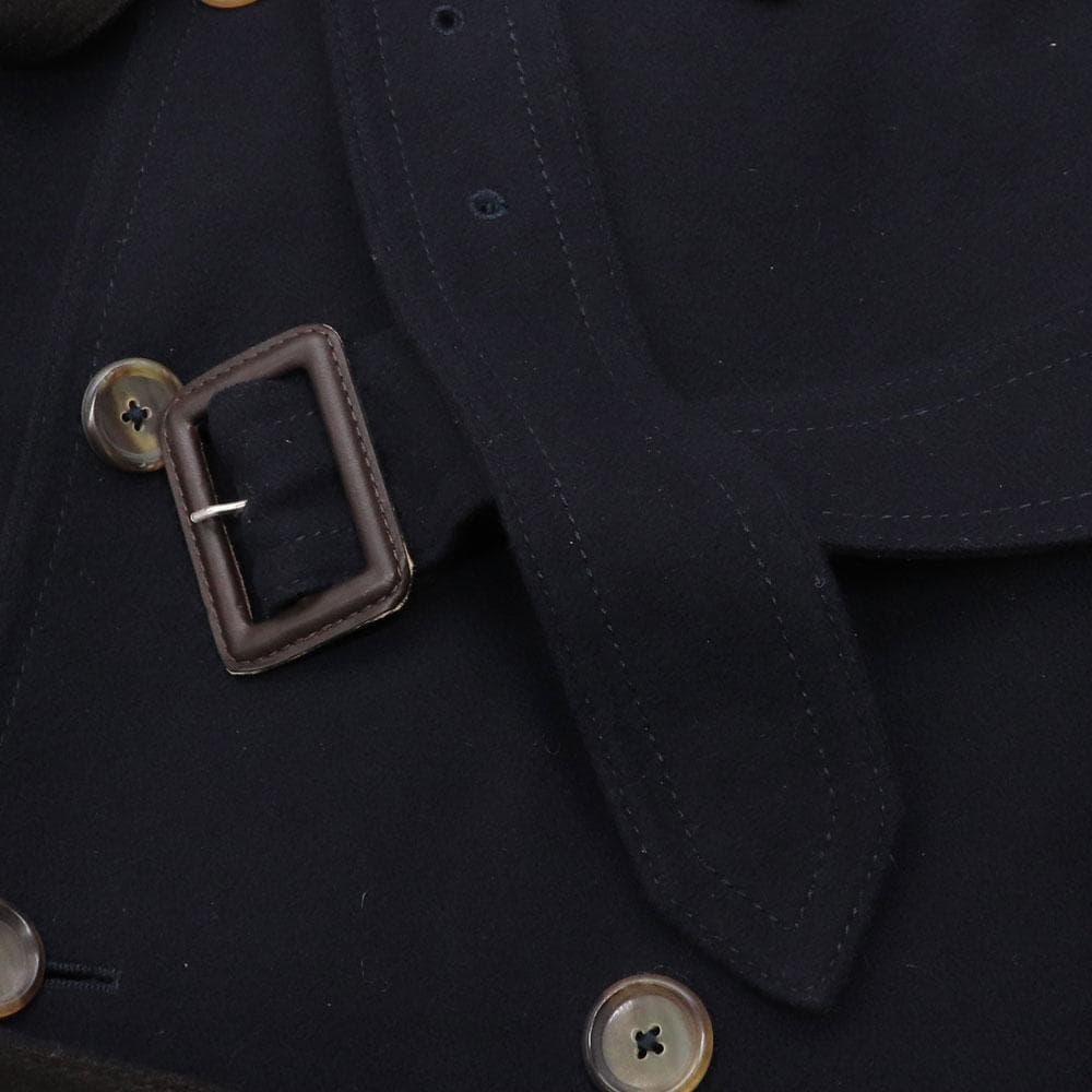 極上品　HERNO　ヘルノ　イタリア製　ダブルフェイス　ベルテッド　ウールコート