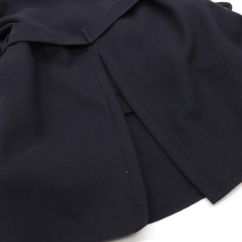 極上品　HERNO　ヘルノ　イタリア製　ダブルフェイス　ベルテッド　ウールコート