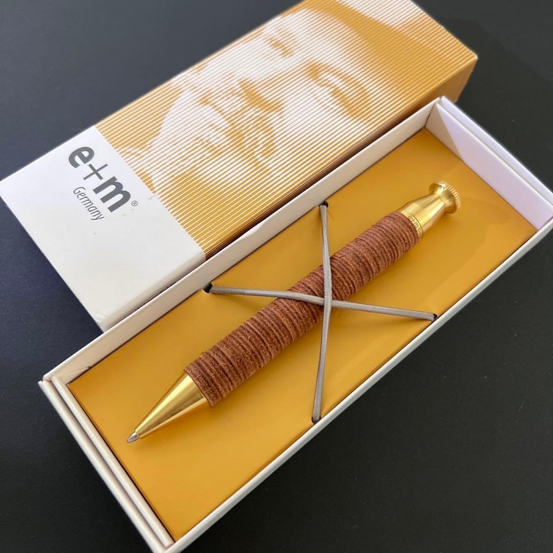 e+m イープラスエム king cuio ボールペン ライトオーク N