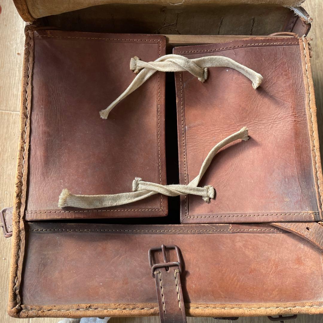 旧日本軍 日本陸軍 毛皮 背嚢 リュック ランドセル型 将校用 当時物 実物