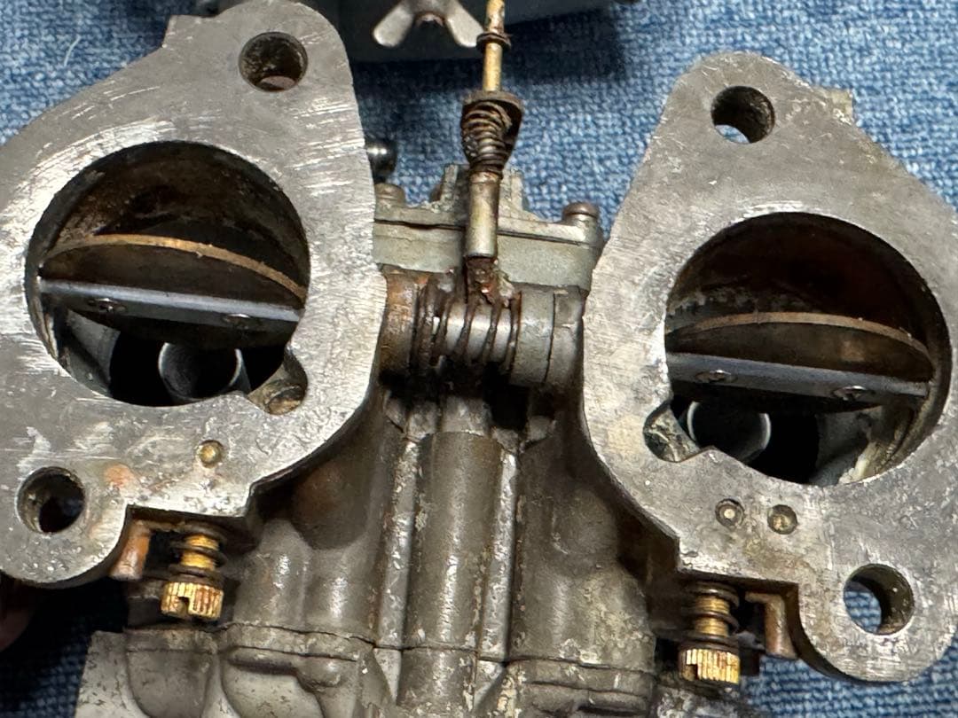 く*む様 SOLEX 40パイ ミクニキャブレター 3型3基　　　当時物 旧車部