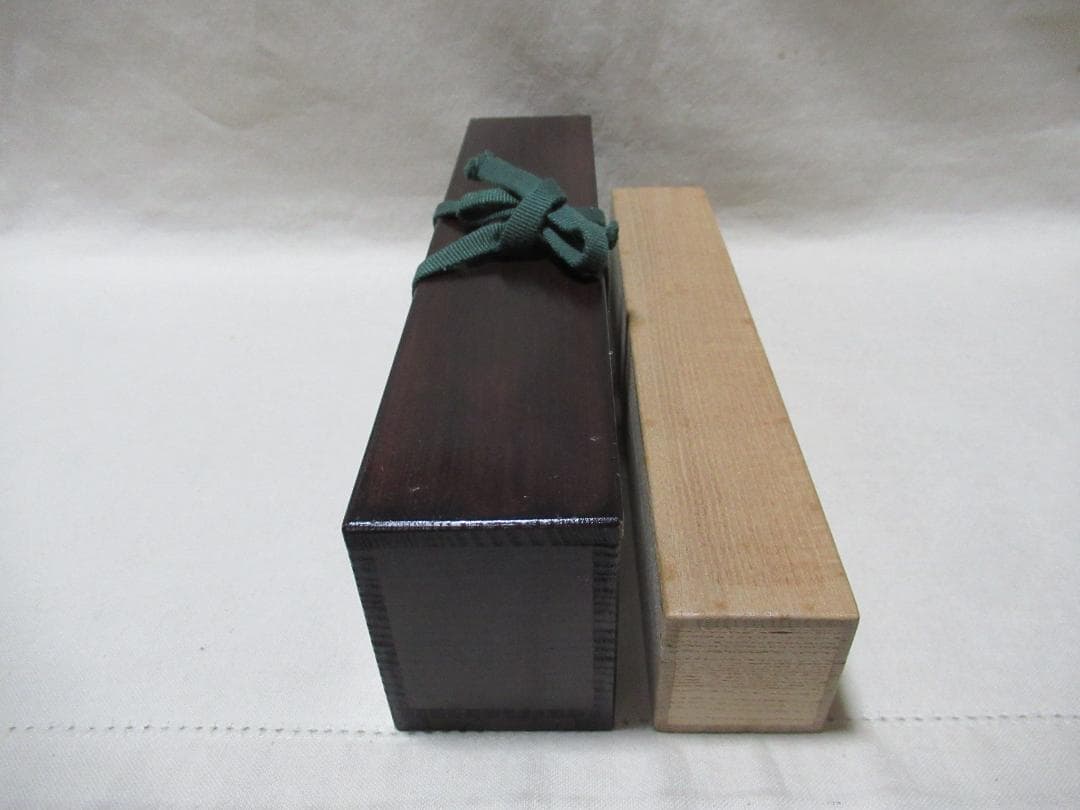 秋桜　茶道具　竹茶杓　表千家堀内宗完極め　銘せせらぎ