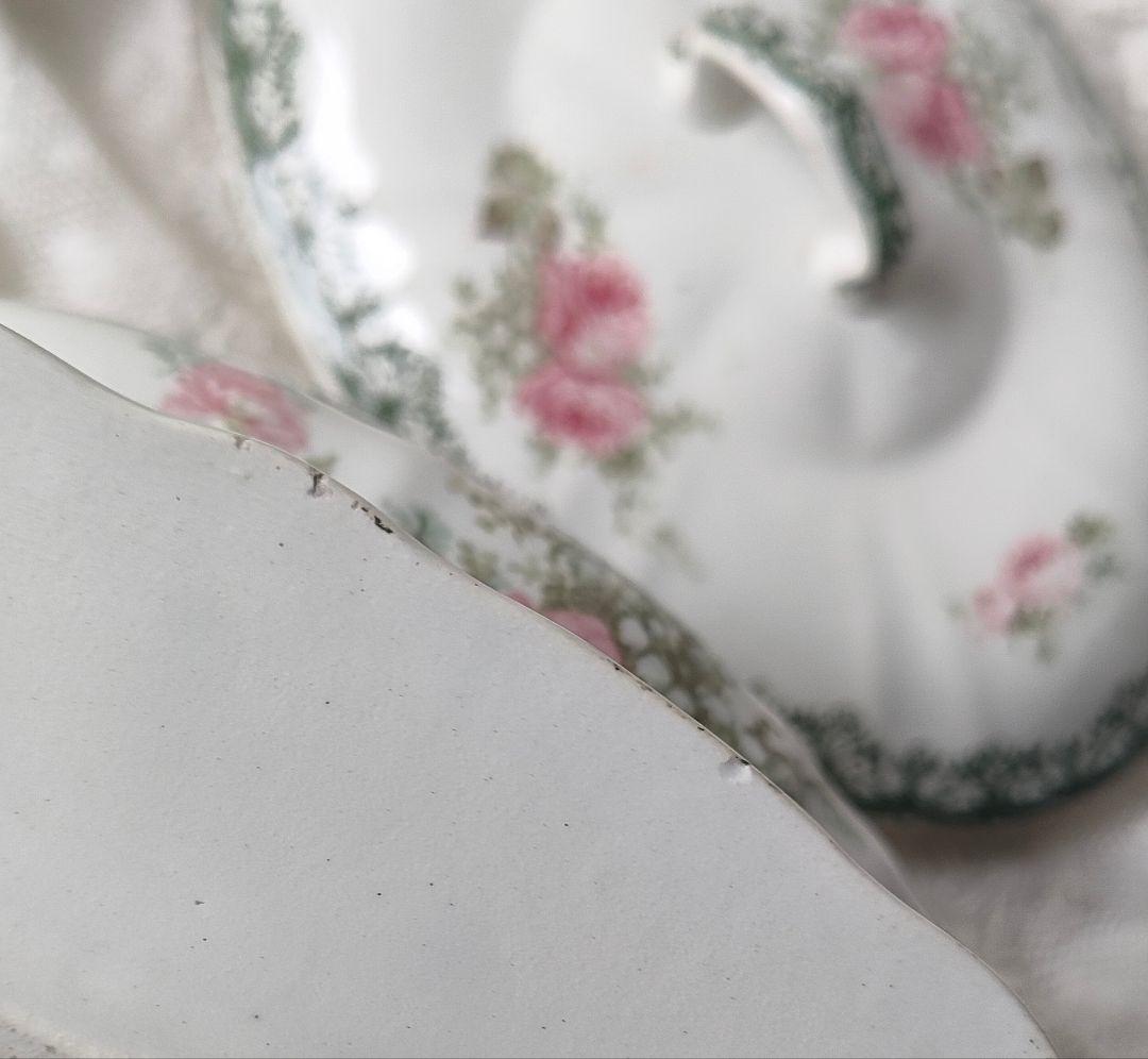 希少　美品　サンタマン　鈴蘭　薔薇　ソーシエール　フランスアンティーク