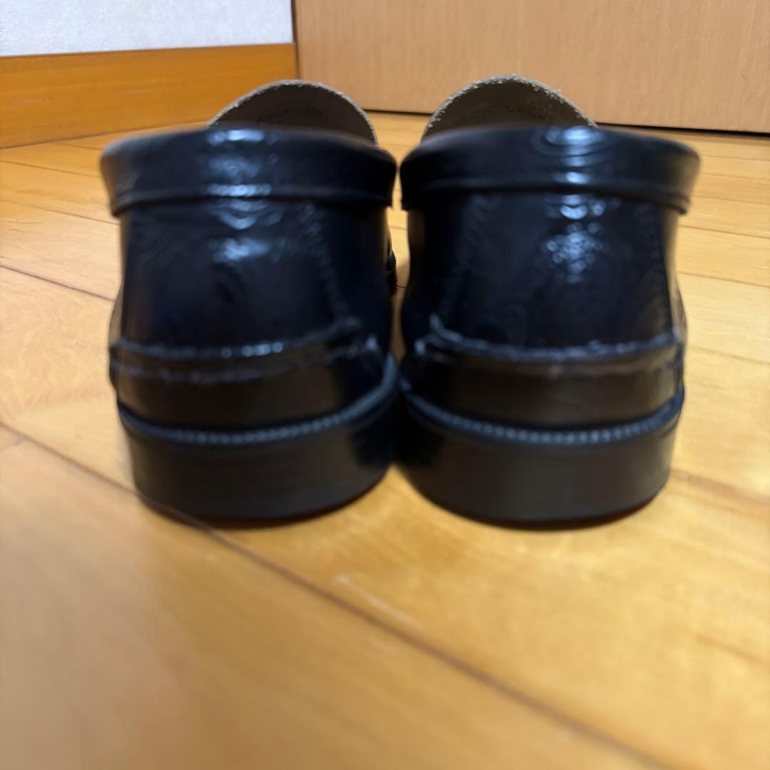 ケンフォード ローファー 26.5㎝ ペイズリー 黒