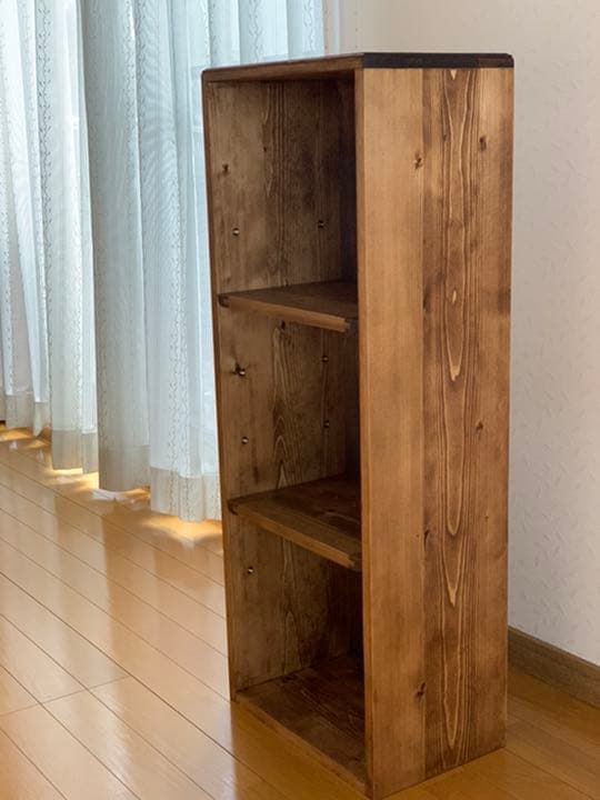 【無垢材】カフェラック　本棚　食器棚