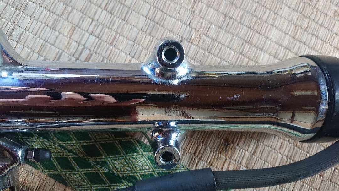 GSX400FS ダブルアンチ 純正 メッキ済み 35パイ GS400