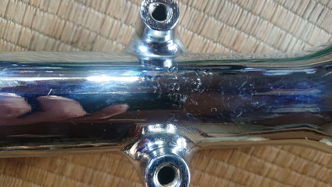 GSX400FS ダブルアンチ 純正 メッキ済み 35パイ GS400