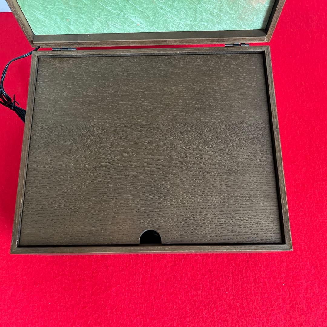 伊達政宗公　収納型飾り台LED屏風　政宗公ハンカチ付