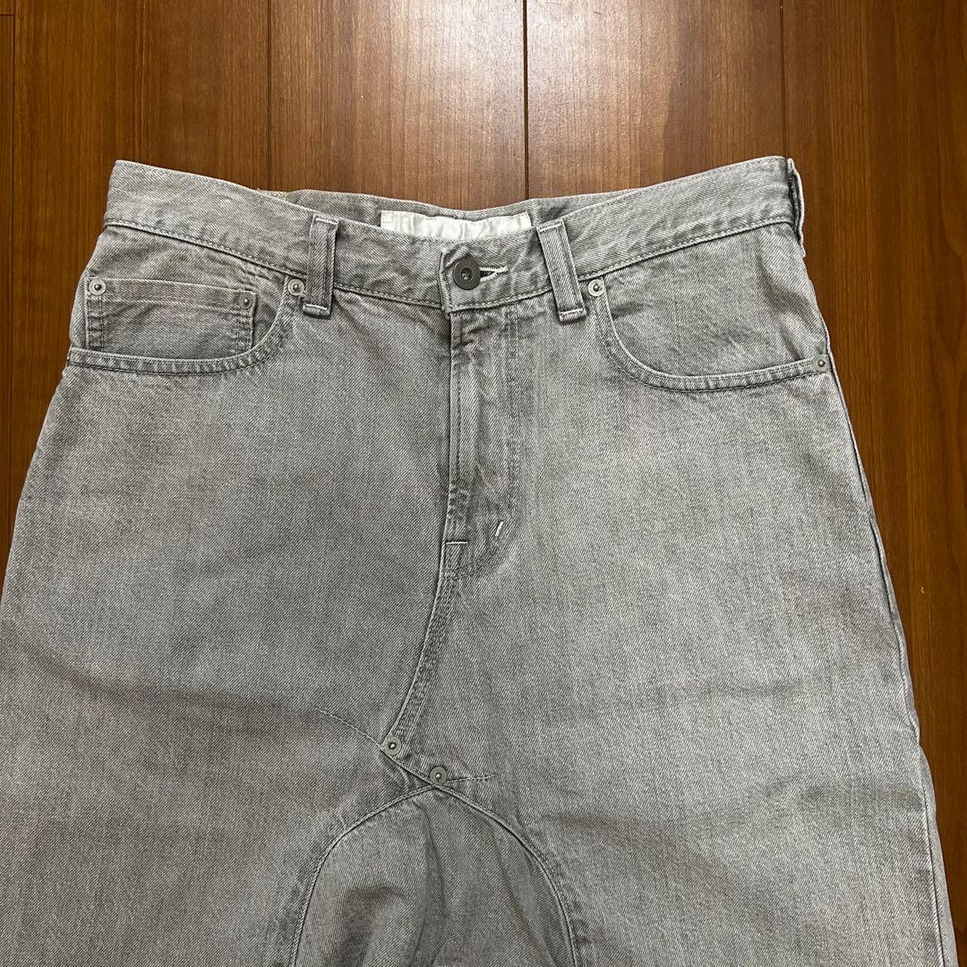 GANRYU ガンリュウ EN-P002 サルエルデニムパンツ セルビッジ