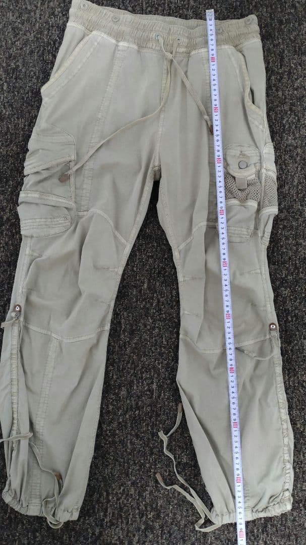goa パラシュートカーゴパンツ