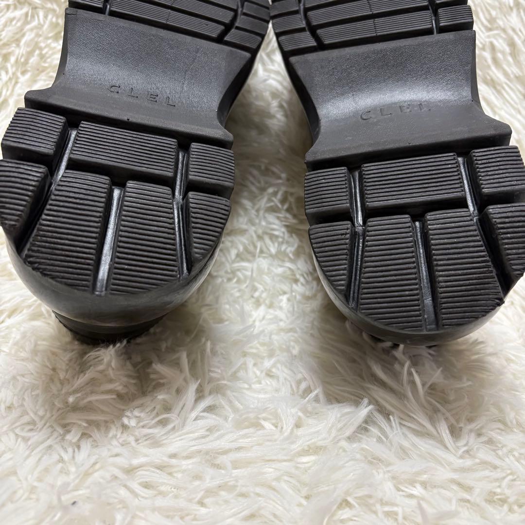 CLEL エアークッション　ハイソール　ローファー　厚底　Sサイズ