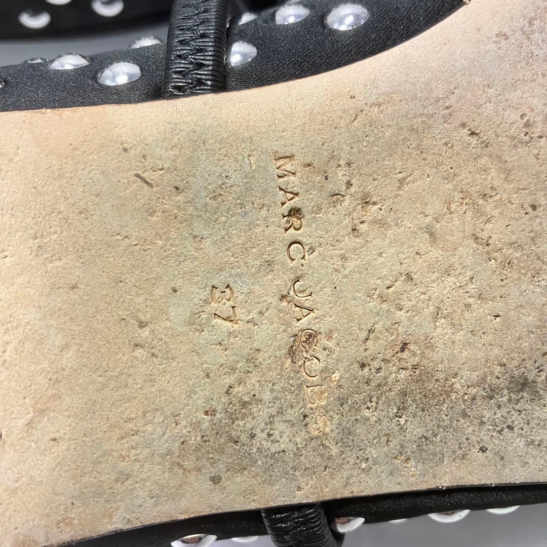 ★極美品★MARCJACOBSサブリナ スタッズ バレエ フラットシューズ 24