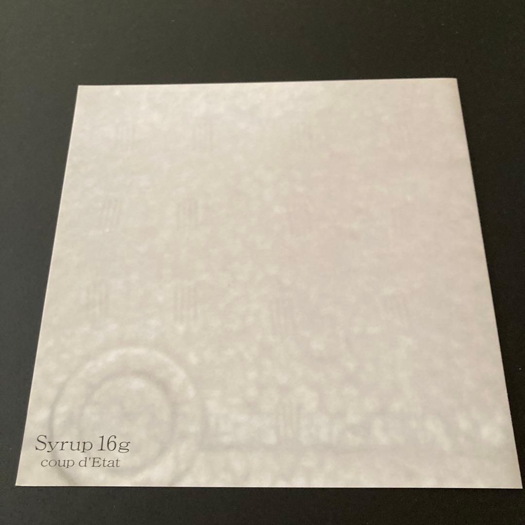 syrup16g クーデター　レコード