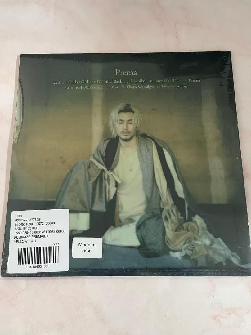 藤井風 Prema 1000枚限定 レコード UO Exclusive