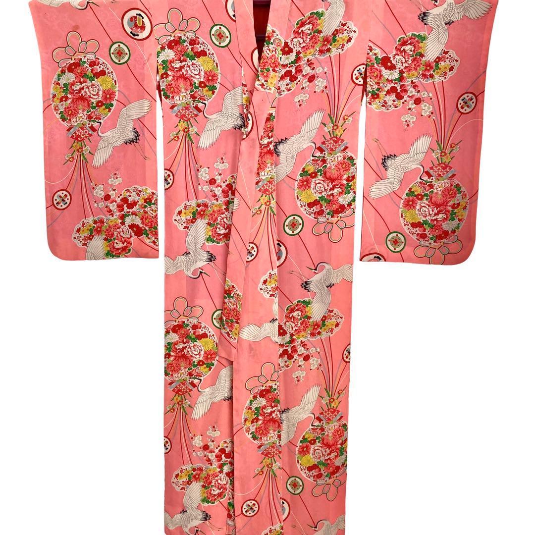 ★レトロ　ジュニア　アンティーク着物　大正ロマン　袴　七五三　十三詣り NO2