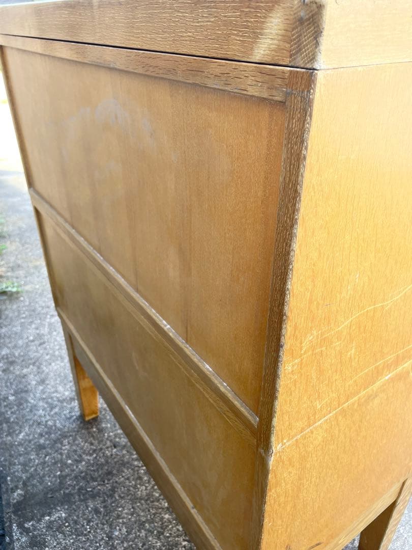 ビンテージ/学校/図書館/収納棚/棚/カードケース/キャビネット/小引き出し/②